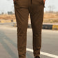 Smart Slim Fit Trouser Export Quality-Dark Brown