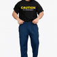 Caution Oversized Tee