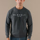 Casual Blakely Sweatshirt Export Quality-Charcoal Grey