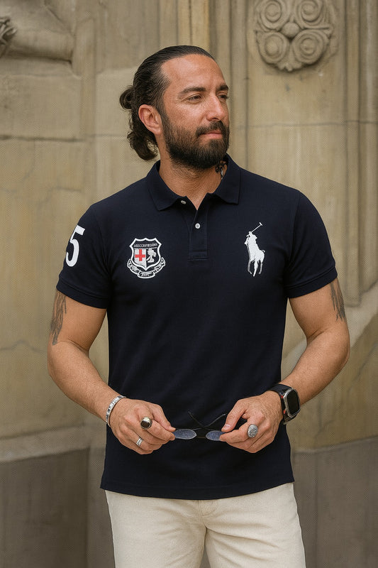 Men Polo Shirt Export Quality- Blue