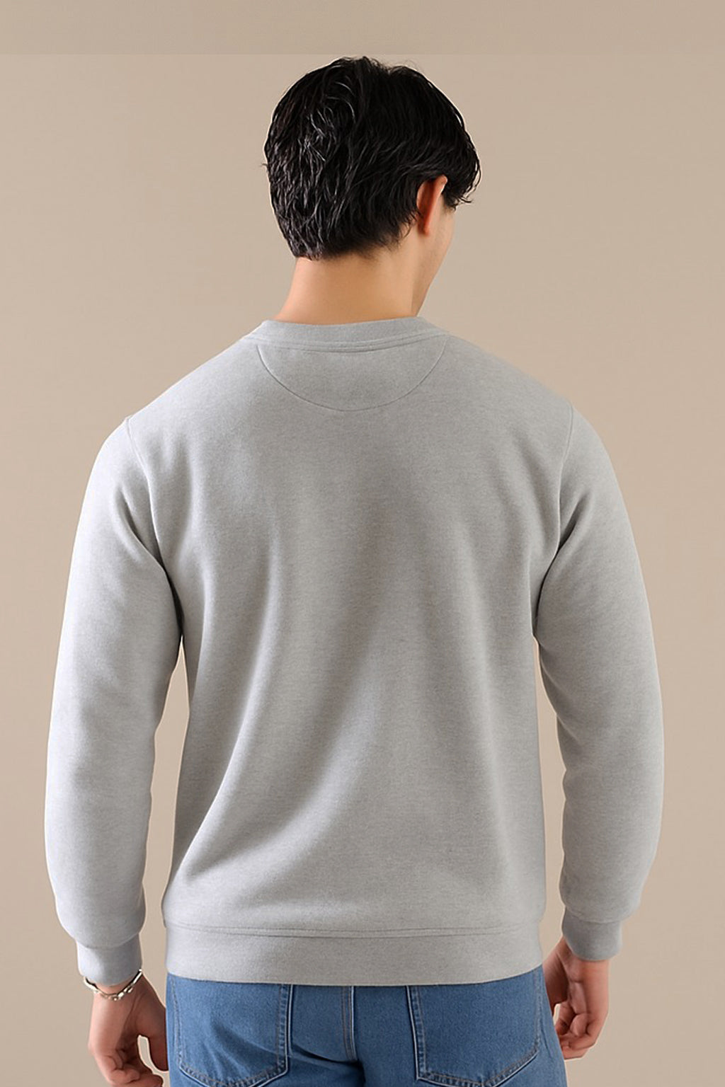 Casual Tommy Hilfiger Sweatshirt Export Quality-Light Grey