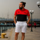 Men Polo Shirt Export Quality-RedBlack