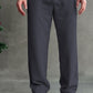 Imported Loose Bottom Trouser-Charcoal Grey