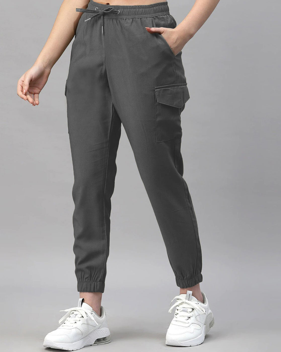 6 Pocket Cargo Trouser-Grey