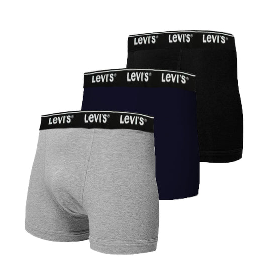 LEVI'S COTTON STRETCH BOXER BRIEF 3-PACK