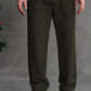 Imported Loose Bottom Trouser-Olive Green