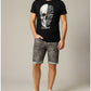 Casual Camouflaged Leaves Patter Short