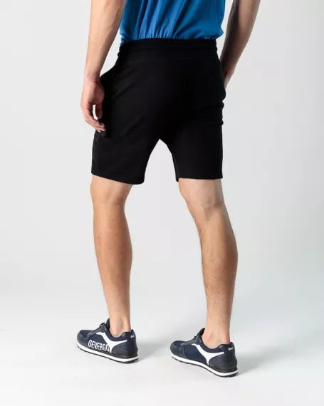 Black Slim Fit Runner Short