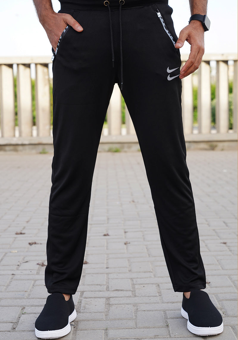 Casual Super Stretchable Nike Trouser Export Quality-Black