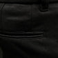 Self Texture Cotton Knitted Pant-Black