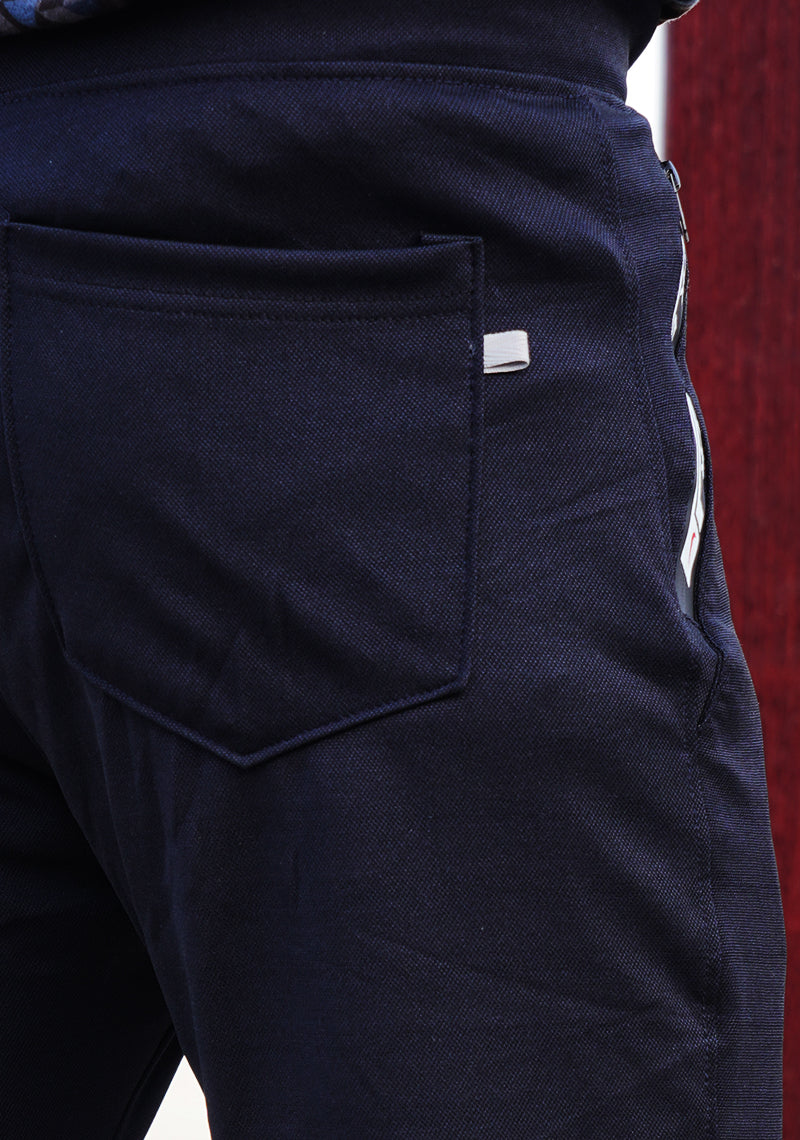 Casual Super Stretchable Nike Trouser Export Quality-Navy Blue